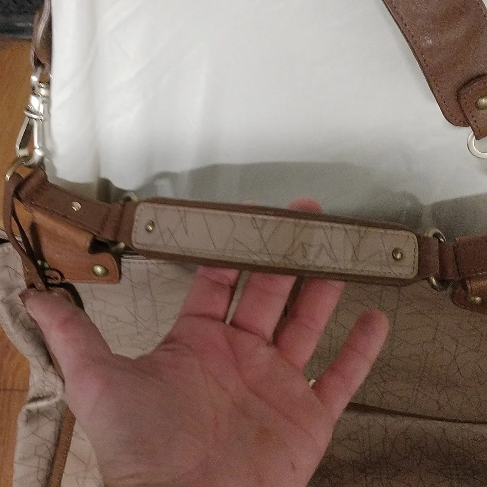 Hayden-Harnett large top handle/shoulder bag.